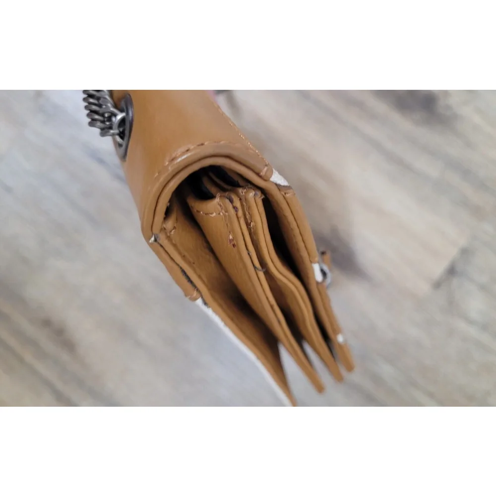 JC De Castelbajac Made In Italy‎ Flag Leather Purse